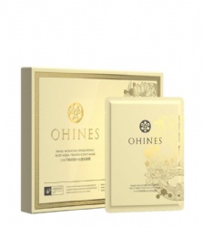 OHINES——Small molecule hyaluronic acid water light translucent mask/gold